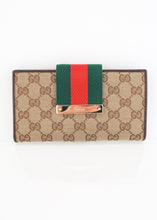 Load image into Gallery viewer, Gucci Canvas Lady Web Wallet