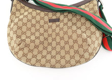 Load image into Gallery viewer, Gucci Canvas Half Moon Vintage Crossbody