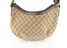 Load image into Gallery viewer, Gucci Canvas Half Moon Vintage Crossbody