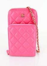 Load image into Gallery viewer, Chanel Caviar Phone Crossbody Pink