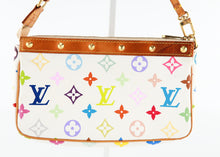 Load image into Gallery viewer, Louis Vuitton Multicolor White Monogram Pochette Accessories