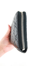 Load image into Gallery viewer, Gucci Calfskin Guccissima Wallet Black