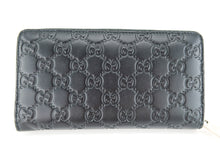 Load image into Gallery viewer, Gucci Calfskin Guccissima Wallet Black