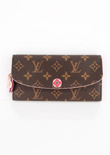 Load image into Gallery viewer, Louis Vuitton Monogram Bloom Flower Emilie Wallet