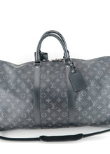 Load image into Gallery viewer, Louis Vuitton Monogram Eclipse Keepall 55 Bandouliere