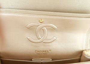 Chanel Medium Raffia Double Flap