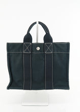 Load image into Gallery viewer, Hermes Canvas Tout PM Black