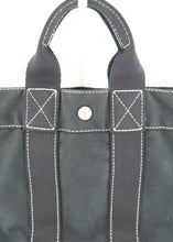 Load image into Gallery viewer, Hermes Canvas Tout PM Black