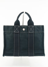 Load image into Gallery viewer, Hermes Canvas Tout PM Black