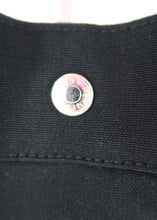 Load image into Gallery viewer, Hermes Canvas Tout MM Black Silver