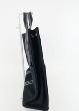 Load image into Gallery viewer, Hermes Canvas Tout MM Black Silver