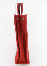 Load image into Gallery viewer, Hermes Canvas Tout MM Red