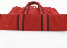 Load image into Gallery viewer, Hermes Canvas Tout MM Red