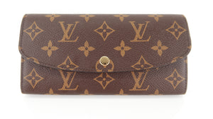 Louis Vuitton Monogram Emilie Wallet Rose Ballerine