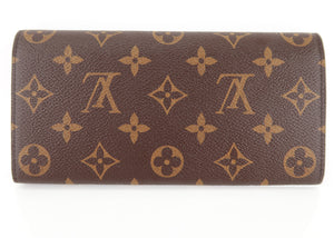 Louis Vuitton Monogram Emilie Wallet Rose Ballerine