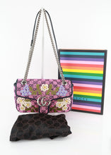 Load image into Gallery viewer, Gucci Limited Edition Marmont Flap Floral Pink