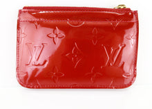 Load image into Gallery viewer, Louis Vuitton Monogram Vernis Key Pouch Red