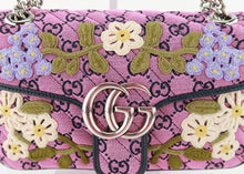 Load image into Gallery viewer, Gucci Limited Edition Marmont Flap Floral Pink