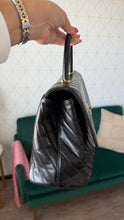 Load image into Gallery viewer, Chanel Aged Calfskin Large Coco Handle Black