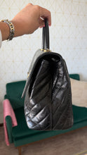 Load image into Gallery viewer, Chanel Aged Calfskin Large Coco Handle Black