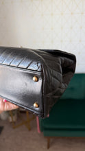 Load image into Gallery viewer, Chanel Aged Calfskin Large Coco Handle Black
