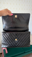 Load image into Gallery viewer, Chanel Aged Calfskin Large Coco Handle Black