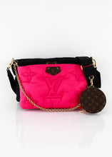 Load image into Gallery viewer, Louis Vuitton Econyl Monogram Pillow Maxi Multi Pochette Accessories Black Fuchsia