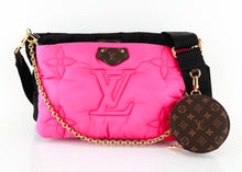 Load image into Gallery viewer, Louis Vuitton Econyl Monogram Pillow Maxi Multi Pochette Accessories Black Fuchsia