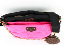 Load image into Gallery viewer, Louis Vuitton Econyl Monogram Pillow Maxi Multi Pochette Accessories Black Fuchsia