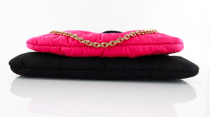 Louis Vuitton Econyl Monogram Pillow Maxi Multi Pochette Accessories Black Fuchsia