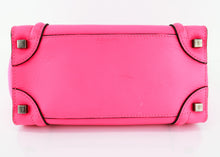 Load image into Gallery viewer, Celine Mini Luggage Fluo Pink