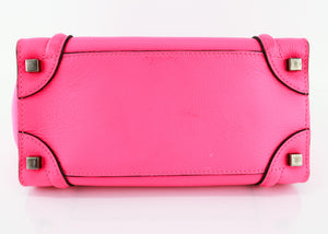 Celine Mini Luggage Fluo Pink