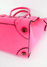 Load image into Gallery viewer, Celine Mini Luggage Fluo Pink