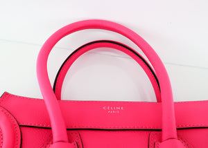 Celine Mini Luggage Fluo Pink