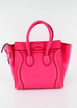 Load image into Gallery viewer, Celine Mini Luggage Fluo Pink