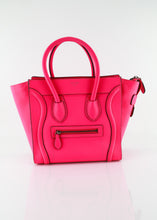 Load image into Gallery viewer, Celine Mini Luggage Fluo Pink