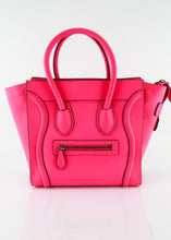 Load image into Gallery viewer, Celine Mini Luggage Fluo Pink