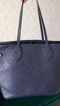 Load image into Gallery viewer, Louis Vuitton Empreinte Neverfull MM Navy