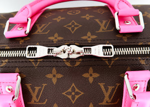 Louis Vuitton Colormania Monogram Keepall 50 Bandouliere Pink