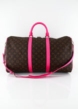 Load image into Gallery viewer, Louis Vuitton Colormania Monogram Keepall 50 Bandouliere Pink