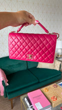 Load image into Gallery viewer, Chanel Lambskin Quilted Small Citizen Dark Pink