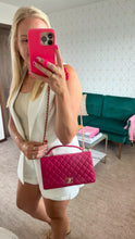 Load image into Gallery viewer, Chanel Lambskin Quilted Small Citizen Dark Pink