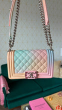 Load image into Gallery viewer, Chanel Caviar Boy Flap Small Cuba Rainbow
