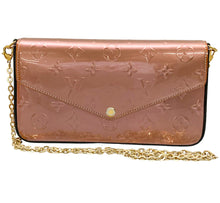 Load image into Gallery viewer, Louis Vuitton Monogram Vernis Felicie Metallic Rose Gold
