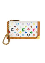 Load image into Gallery viewer, Louis Vuitton Monogram Multicolor Cles Key Pouch White