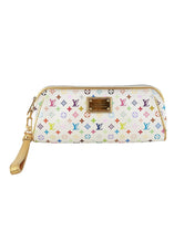 Load image into Gallery viewer, Louis Vuitton Multicolor White Kate Wristlet