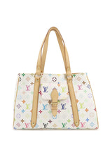 Load image into Gallery viewer, Louis Vuitton Multicolor White Aurelia MM Tote