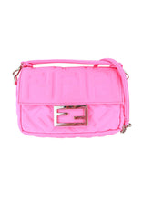 Load image into Gallery viewer, Fendi Baguette Zucca Lycra Mini Bag Pink