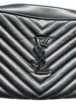 Load image into Gallery viewer, Saint Laurent Calfskin Lou Camera Bag Black