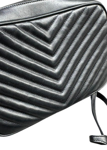 Saint Laurent Calfskin Lou Camera Bag Black